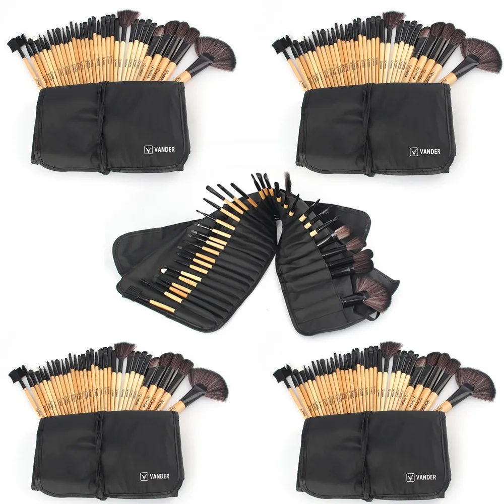 Cheapest Vander 32Pcs Makeup Brushes Eye Shadows Lipstick Powder