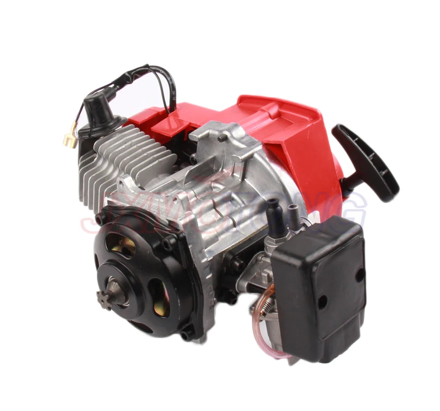 Nueva calidad Superior 43cc 47cc 49cc MOTOR de 2 tiempos para MOTOR MINI QUAD ROCKET POCKET BIKE