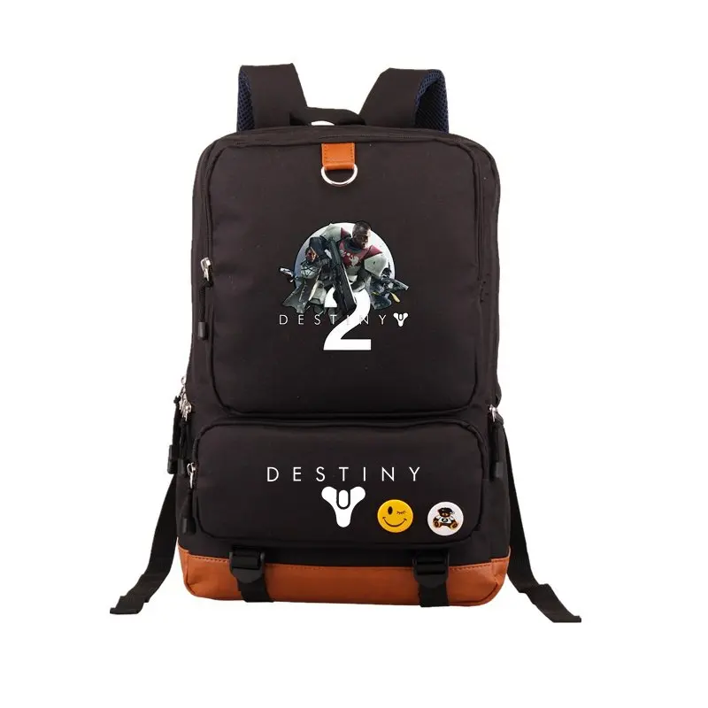 Горячая игра Destiny Железный баннер рюкзак черный школьные сумки Bookbag Косплей геймер Дети Подростки плечо ноутбук дорожные сумки подарок - Цвет: 043003