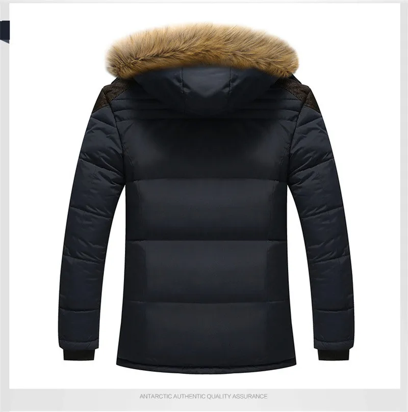 Men's Casual Parkas 2018 Winter Warm Thick Man Mid-long Winter Coat Male Hooded Collar Windbreaker Parkas Jacket Jaqueta Masculino Inverno M-5XL (2)