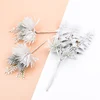 1 bundle Decorative flowers wreaths Bride holding Wrist flowers christmas decor for home wedding diy gifts box artificial plants ► Photo 1/6