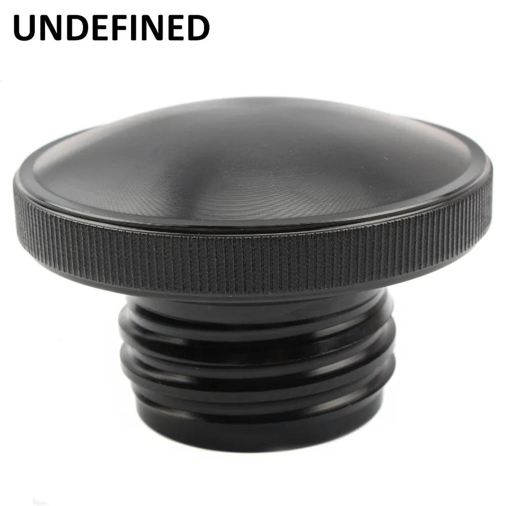 Motorcycle Aluminum Black Fuel Gas Tank Cover Oil Caps For Harley