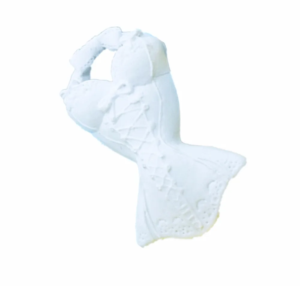 DIY European gypsum plaster skirt mould bunch aromatherapy clay pendant silicone gel mold