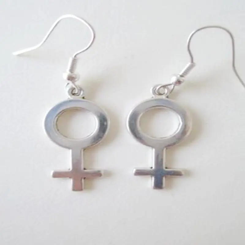 Símbolos Femeninos De Género Punk Pendientes Colgantes De Y Símbolos Femeninos De Género Punk Pendientes Colgantes De Y