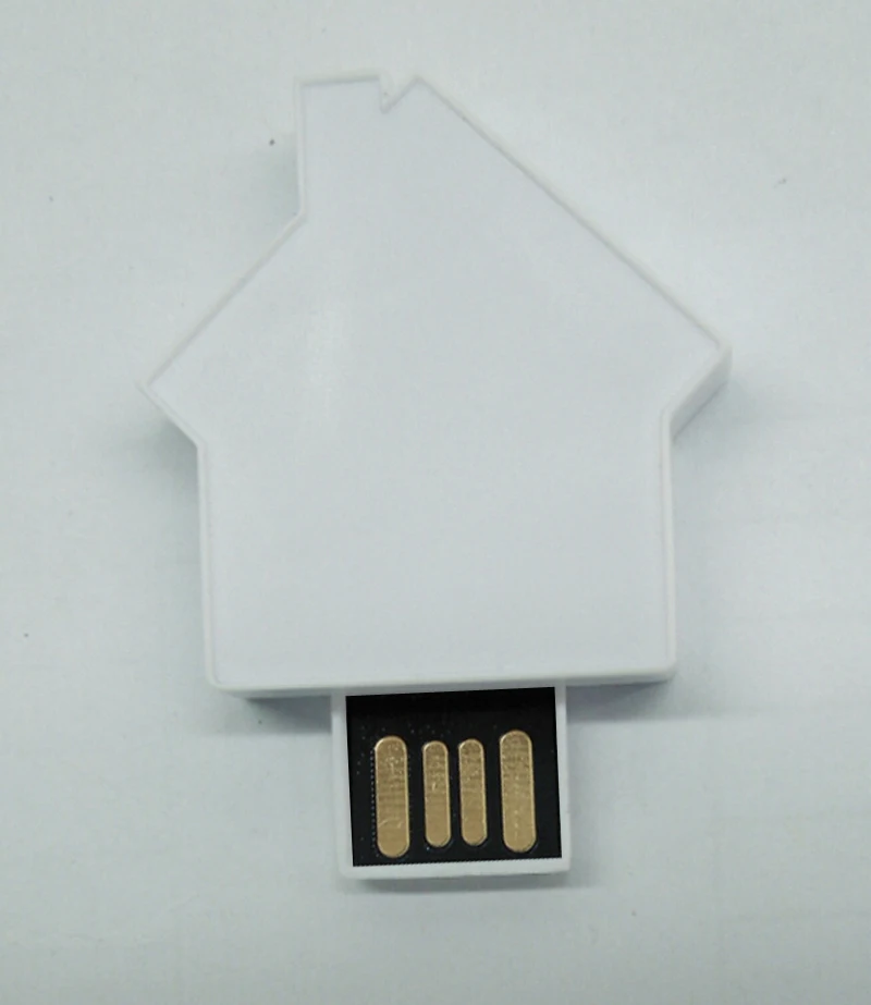 5 шт. нет печати USB2.0 Mini House Емкость Достаточно U диск USB флэш-накопитель дом карта памяти