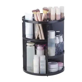 

360 ° Storage Shelf makeup organizer storage boxes organizer For make-up 3 Layer Make Up Brush Shelf Holder Home Storage Rack