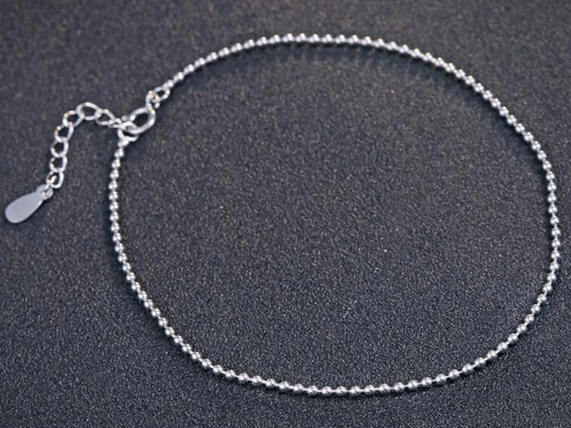 Sinya Classical Pure silver Anklets Bracelets for women girls gift 2017 Biggest promotion 100% 925 sterling silver fine jewelry (2)