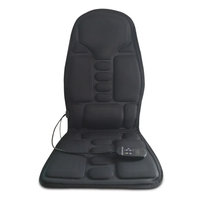 Comprar Práctica silla de coche multifuncional masaje corporal alfombrilla de calor funda de asiento cojín dolor de cuello almohadilla de apoyo Lumbar masajeador trasero