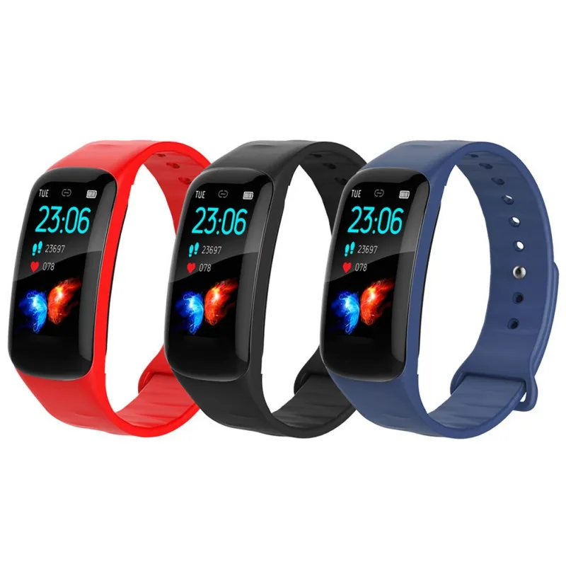 

2019 New Stylish Waterproof Smart Bracelet Watch Blood Pressure Heart Rate Monitor Sport Running Bracelet Fitness