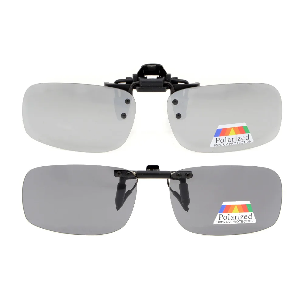 JQ1 Eyekepper Flip up Clip on Sunglasses Polarized 53x33 MM 2 Pack