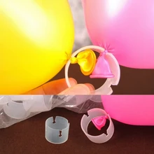50 шт. воздушный шар моделирование Уплотнение Клип воздушные шарики круглый галстук латексные шары зажимы для пакетов Свадебные украшения вечерние поставки