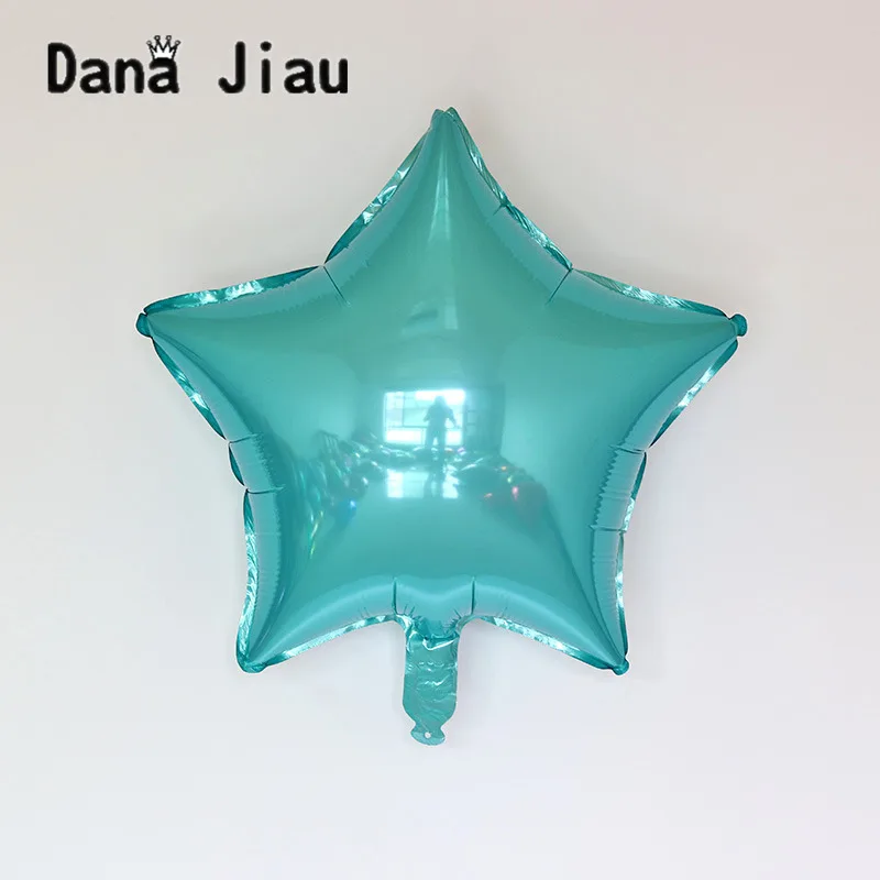 

18inch Nei blue Pentagram Shaped Foil Balloon wedding Birthday Party Decoration Globos Air Ballons Event star Baloon