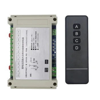 

DC12V 24V 36V 48V 4CH RF Wireless Remote Control Relay Switch Security System Garage Doors, Electric Doors/window /lamp