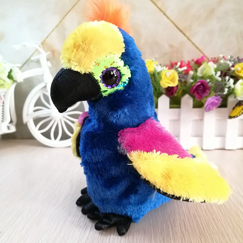 

15cm WYNNIE parrot bird TY BIG EYES Plush Toys Stuffed animals children toy