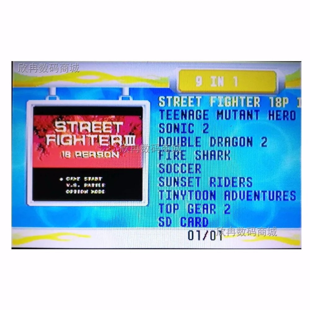 New Customize 16bit Sega Mega Drive MD2 support SD card 8GB Video Game Console Player Retro Video Game Console with 2 Controller New Customize 16bit Sega Mega Drive MD2 support SD card 8GB Video Game Console Player Retro Video Game Console with 2 Controller