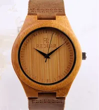 Trendy Nature Wood Sport Bamboo Wrist Watch Women New Arrival Wooden Men watch women and men in lovers watch pair