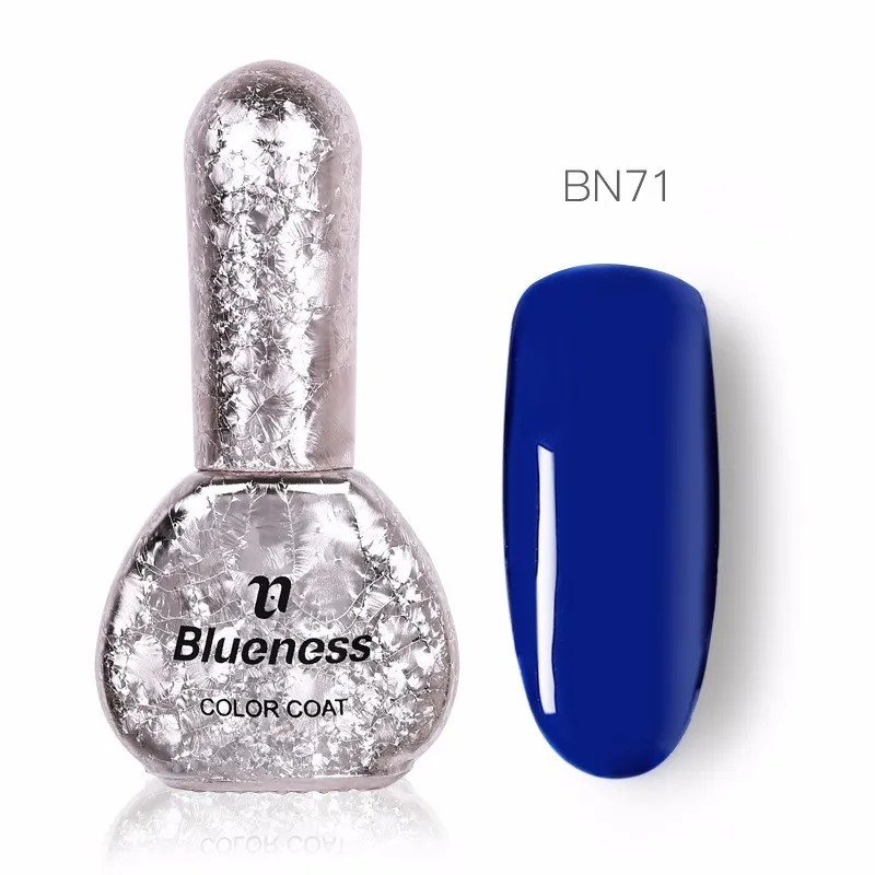BN71 Blueness УФ-гель для ногтей синяя Серия 6 мл гель Полупостоянный лак для нейл-арта дизайн замочить от УФ-лака Гель-лак для ногтей - Цвет: BN71