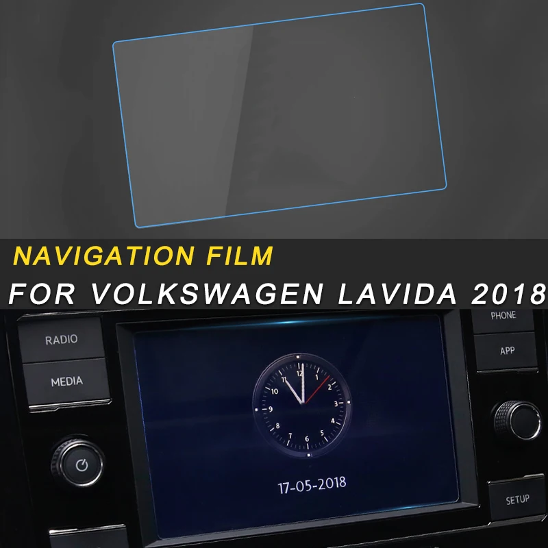 Для Volkswagen Lavida автомобильный Стайлинг навигационный экран монитор пленка накладка покрышка наклейка интерьерные аксессуары