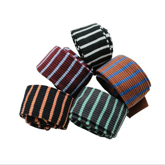 

New children's leggings wholesale autumn new combed cotton pinstripes double needles kids boys girls baby pantyhose