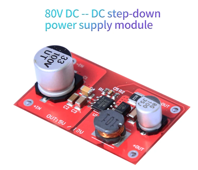 3 шт. 5 шт. dc-dc модуль питания от 7 до 80 В до 5 в 12 В 400мА понижающий модуль для зарядки DIY научный эксперимент