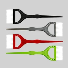 3 шт./лот, профессиональная высококачественная Прочная резиновая пластиковая краска для волос, щетка для завивки волос, окрашивание отбеливателя, щетки и гребни для волос UN681