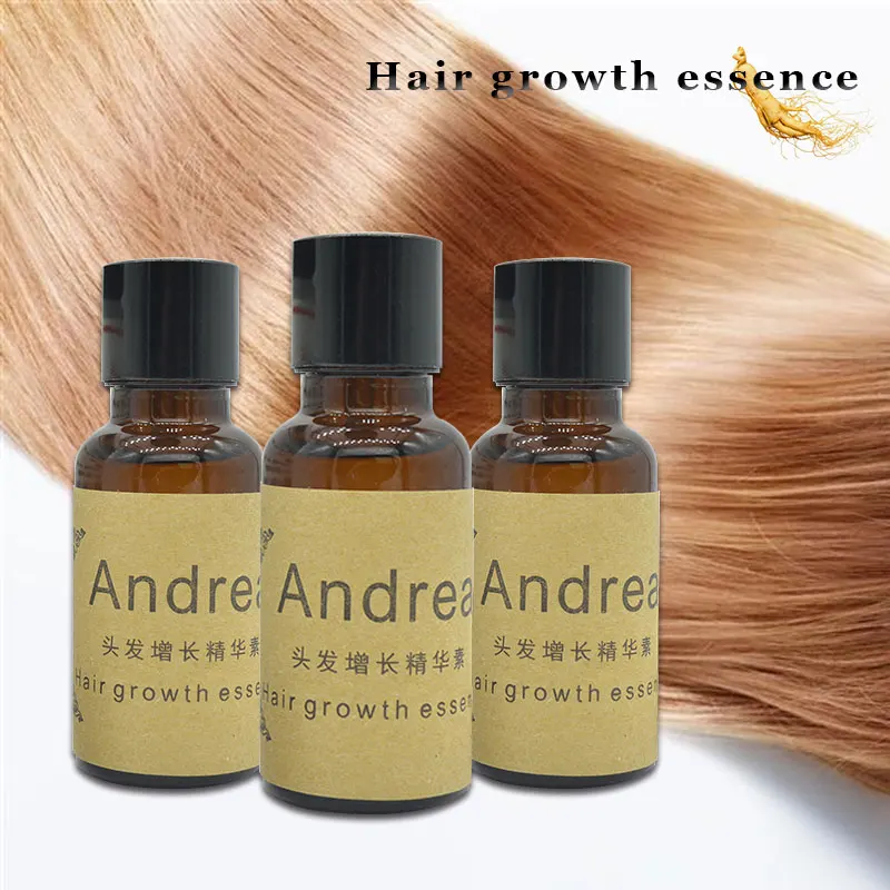 Promotion!Best Andrea Hair Growth anti Hair Loss Liquid 20ml dense hair fast sunburst hair growth grow 3pcs free shipping