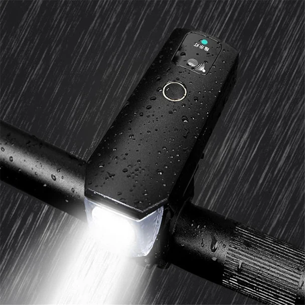USB Перезаряжаемые велосипед свет индукции велосипед-Фара Велоспорт IPX-4 водонепроницаемый 100 м T6 Прямая