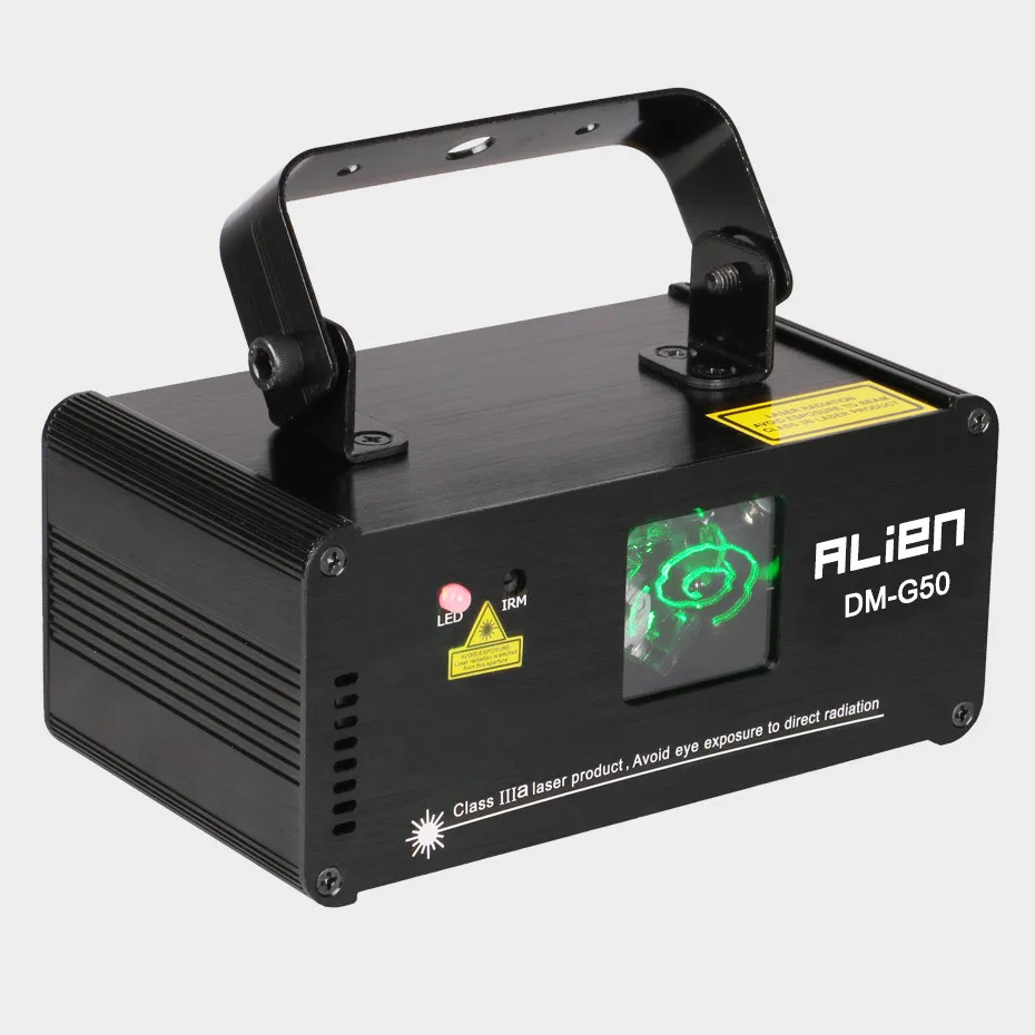 Alienígena remoto 50 mw láser verde proyector profesional efecto de iluminación de escenario DMX 512 escáner fiesta de discoteca DJ mostrar luces - 2