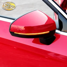 2Pcs For Audi Audi A3 S3 RS3 A4 B7 B8 B9 A5 A6 Q3 Q5 Q7 Rear View Mirror Light Flowing LED Turn Signal led flowing rear view dynamic sequential mirror turn water signal light for audi a3 a4 b8 b8 5 a5 8w a6 c7 rs6 s6 4g c7 5 q5 q7