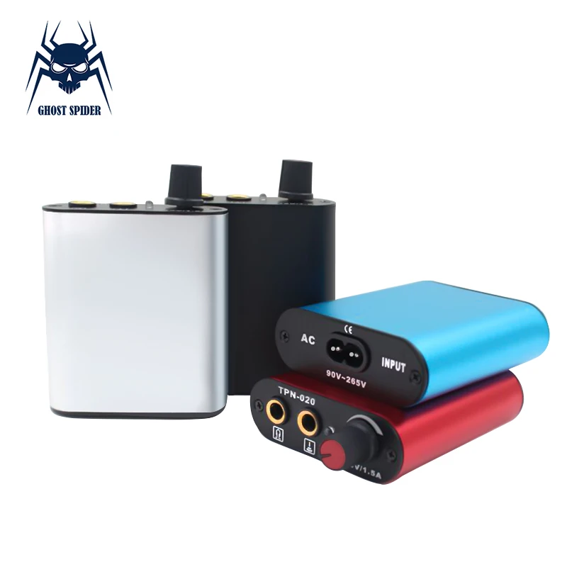 

GHOST SPIDER Professional Mini Digital LCD Display Tattoo Power Supply For Rotary Tattoo Machine Gun