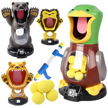 

Aerodynamic Toy for Boy - Security Soft Shooting Toy - Jungle Hunting Target Ejection Doll Set for Kids