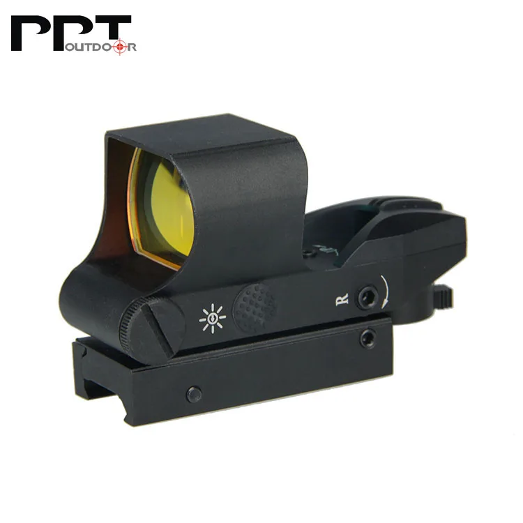PPT red dot sight Rail Riflescope охотничья Оптика 4 Сетка Зеленая точка зрения Reflex тактический для охоты и наружного использования PP2-0057