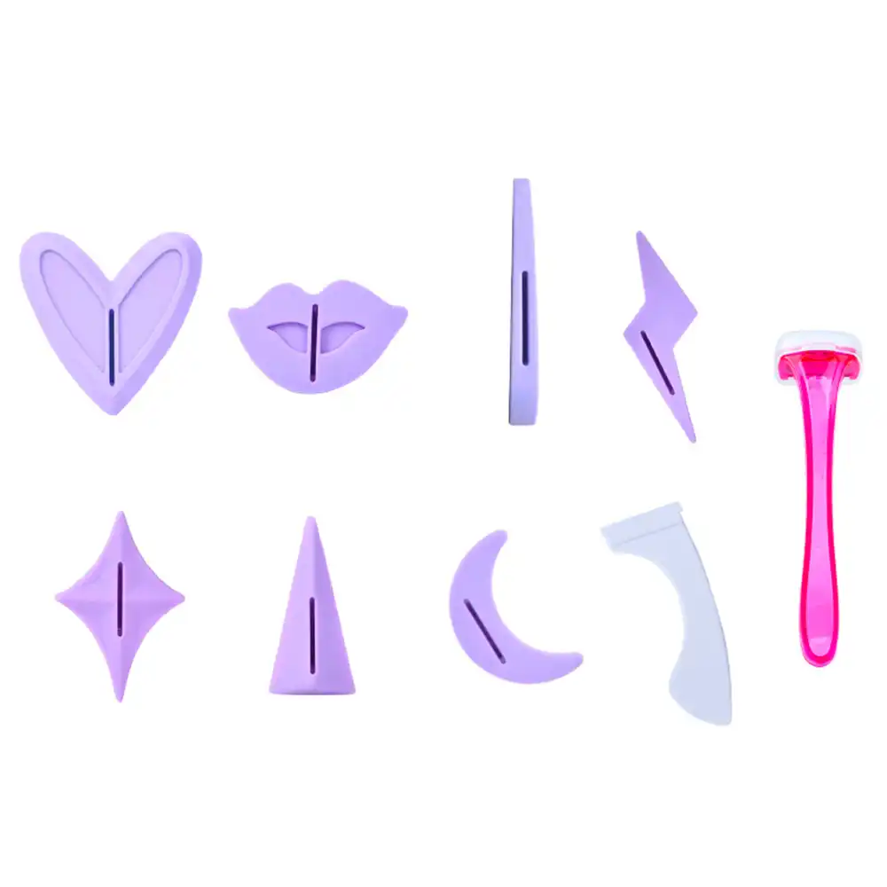 Epilator Secret Bikini Privates Parts Pubic Hair Shaving Template