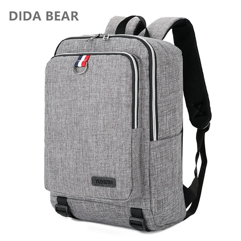 

DIDA BEAR 2018 Men Canvas Backpacks Large School Backpack for Travel Teenagers Girls Boys Unisex Women Business Bag Travel Bags