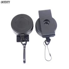 6 см/2,3" телескопический стальной трос Ключ анти потеря инструмент с карабином безопасный ремень пряжка