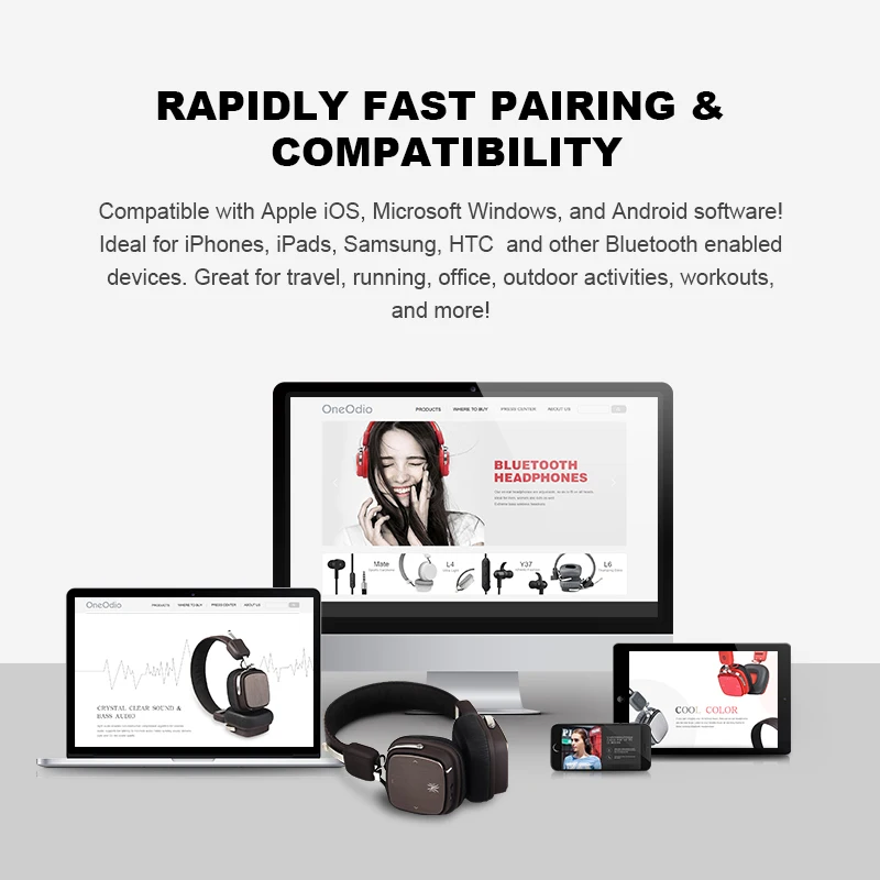Oneodio Bluetooth Headphones4