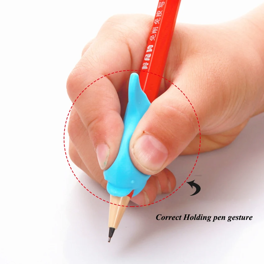 Pen Holder Pen And Brush Holder 5 Pcs Creative Children Pencil Holder Correction Hold Pen Writing Grip
