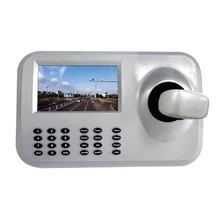 LCD ONVIF IP PTZ Keyboard control IP PTZ Camera 3D Joystick HD Network PTZ Keyboard Controller for CCTV Speed Dome PTZ Camera
