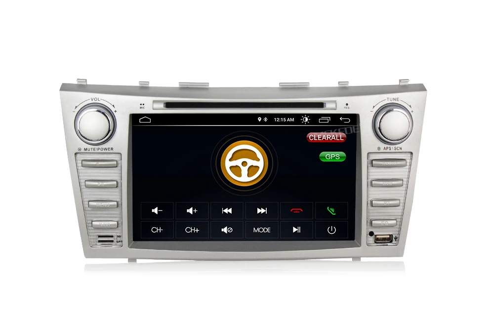 Top 2 DIN 8" Android 8.0 Car dvd player radio audio For Toyota Camry 2007 2008 2009 2010 With BT WIFI RDS dvd multimedia GPS Navi 15