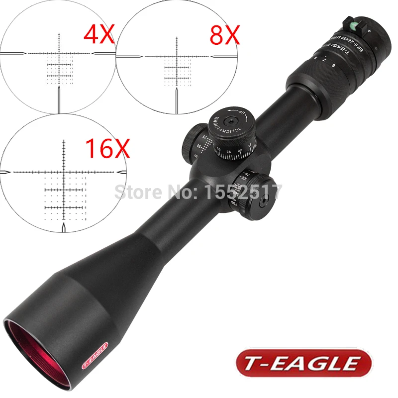 

T-EAGLE ER 6-24x50 SFFLE Riflescope Scope Hunting Optical Sights Side Focusing Rifle Scope Sniper Gear Long Range Rifles