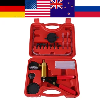 

Oversea Hand Held Brake Bleeder Tester Set Bleed Kit Vacuum Pump Car Motorbike Bleeding Kit Set Car Accessories pump brake bleed