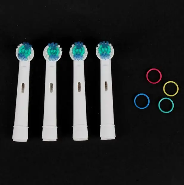 

4 Pcs Electric Toothbrush Heads Replacement SB-17A Soft Bristle POM 4 Colors for 3D Oral B 3D Fast Shipping RP
