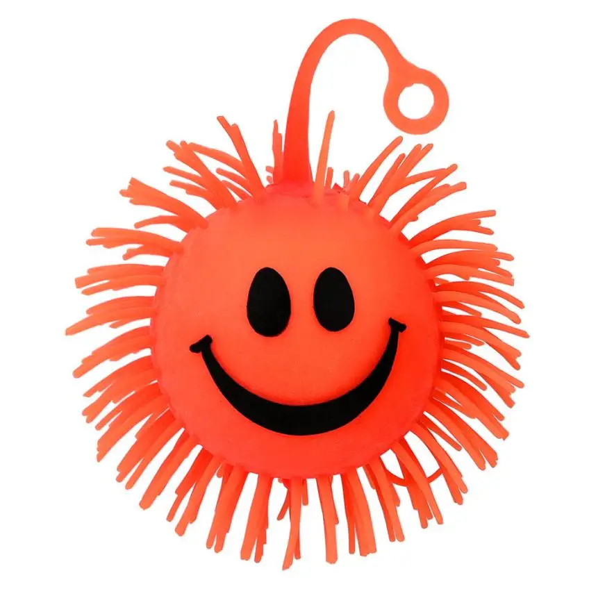 Мигающие шарики-иглобрюхи сжимаемые стресс мягкое игрушка шар для снятия стресса для веселья Прямая доставка Y0108