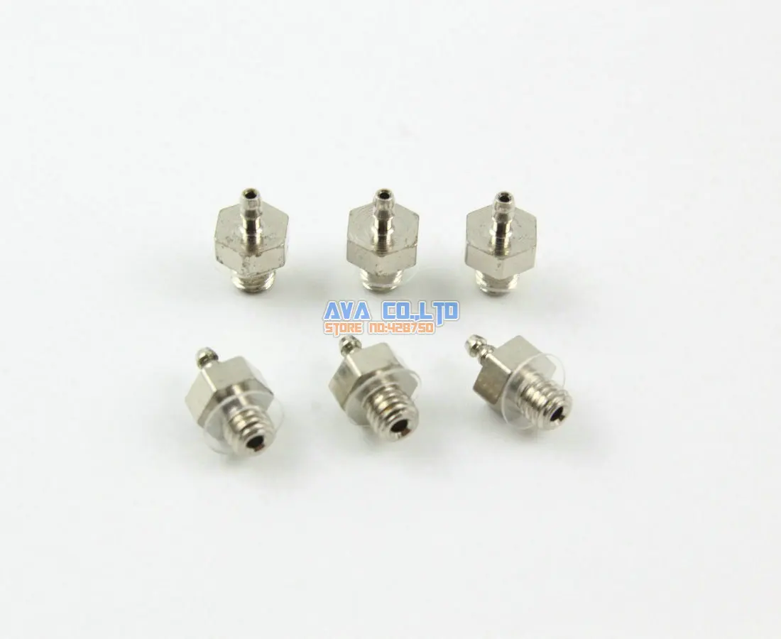 30 Pieces 1.4mm Air Pneumatic Hose to M3 Male Mini Barb Fitting / Brass