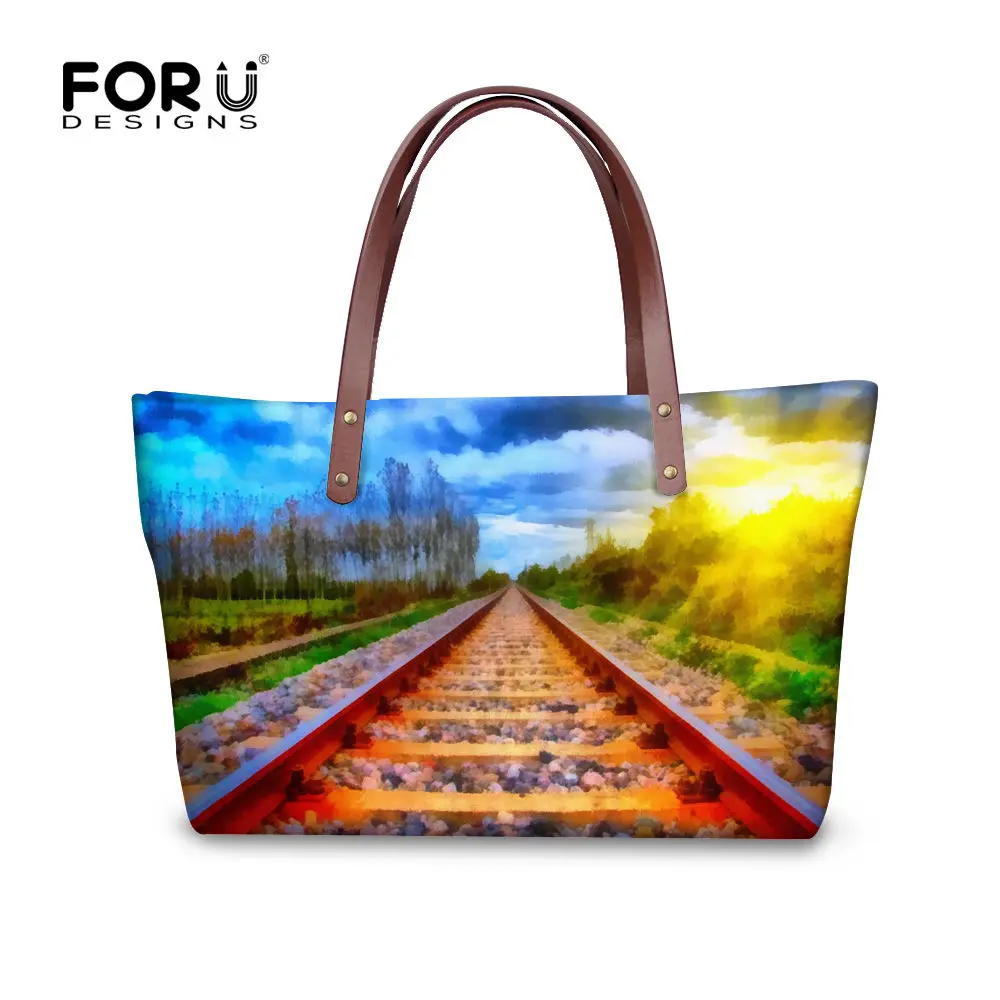 FORUDESIGNS Bolsas Feminina женская сумка 3D цветок женская сумка через плечо большая верхняя часть одежды для путешествий с ручкой сумка для девочки - Цвет: C0155AL