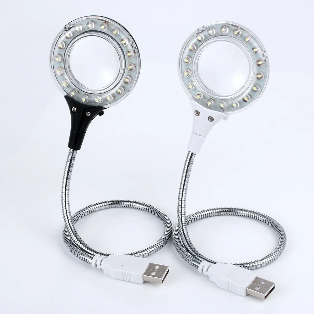 1PC Flexible Bright Cute Mini 18 LED USB Book Light Computer Lamp Reading Lamp For Laptop