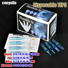 Новые 50 шт многоразмерные стерильные одноразовые наконечники для татуажа RT/DT/FT/MT пластиковые наконечники для татуажа комплект для тату-пистолета сопло трубка аксессуары