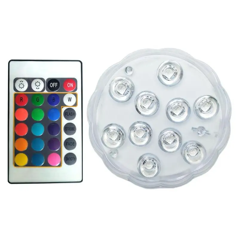 LED Coaster Flashing Light Bulb Bottle Cup Mat Color Changing Light Up Remote Control Bulb