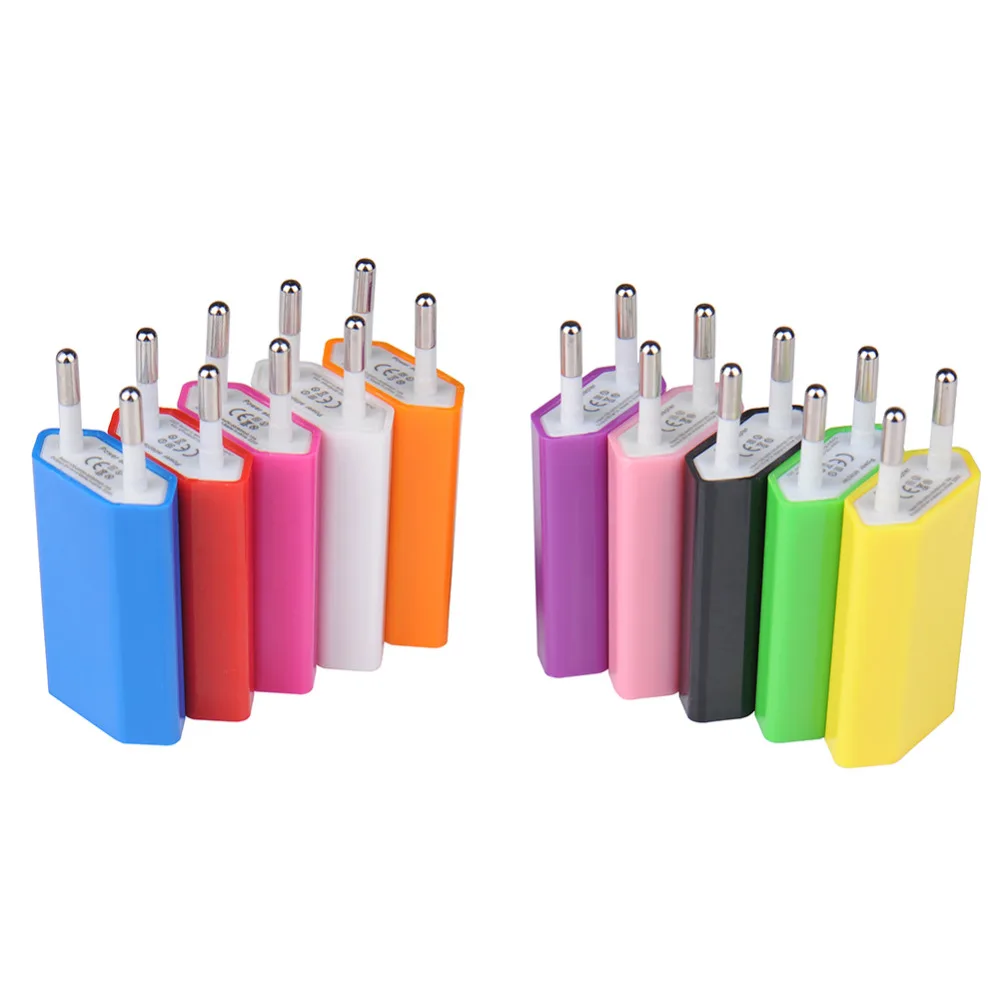 

Hot Universal Charger for Phone Charger USB EU Wall Charger Plug 5V AC Micro USB Power Adapter For iphone 5 6S Samsung Xiaomi