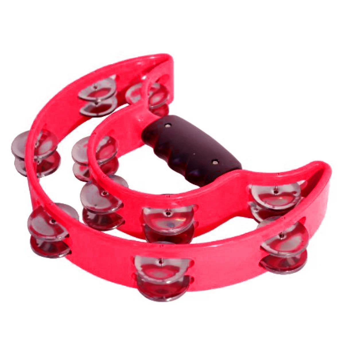 

SEWS-Double Ring Moon Tambourine - 40 Jingles - Pink Translucent Medium Guitar Pick
